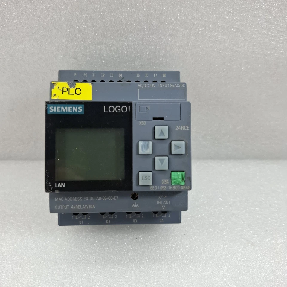 SIEMENS 6ED1052-1HB00-0BA8 24RCE LOGO PLC 6ED10521HB000BA8 AC/DC 24V